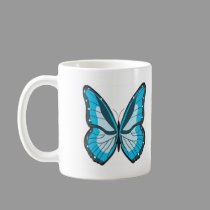 Butterfly Blue mugs