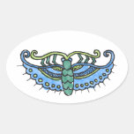 Butterfly Blue Sticker