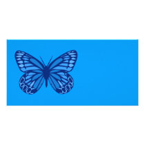 Butterfly Blues Photo Card