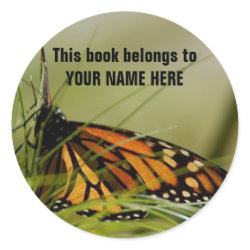 BUTTERFLY Book Sticker sticker