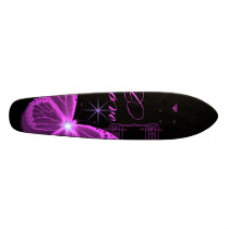 butterfly bored skateboard deck