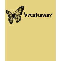 butterfly, breakaway t-shirts