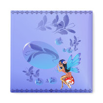 Butterfly Bubbles Magnet by Lotacats Butterfly Bubbles Magnet