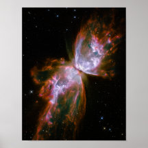 Butterfly / Bug Nebula (Hubble Telescope) Poster