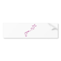 BUTTERFLY BULLETS (PINK) BUMPER STICKER