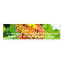 Butterfly Bumper Sticker