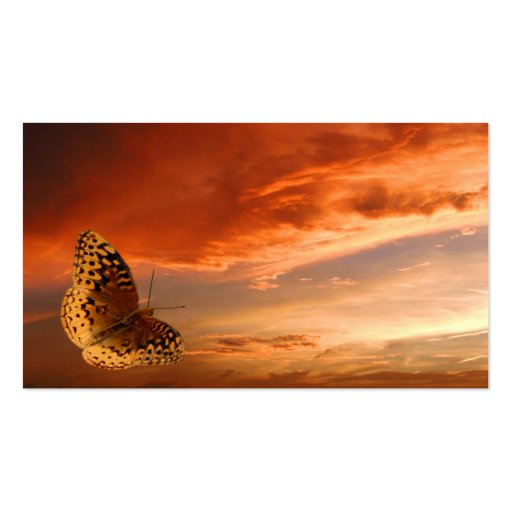 Butterfly business card