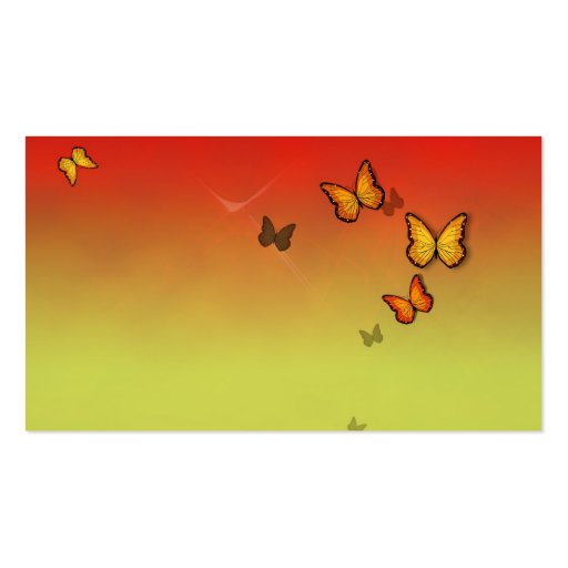 butterfly business card (back side)