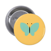 Butterfly Butterflies Insect Bug Lepidoptera Cute Pinback Buttons