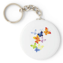 Butterfly Butterflies Keychain