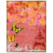 Butterfly, Butterfly Pink Collage Art t-shirts