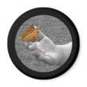 Butterfly Button magnets by scribbleprints Butterfly Button magnets