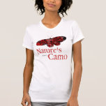 Butterfly Camo Ladies Jersey Tee t-shirts