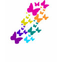 Butterfly Cascade t-shirts