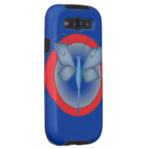 Butterfly Circle Designed Item Samsung Galaxy SIII Cover