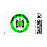 Butterfly Circle Mental Health Awareness postage