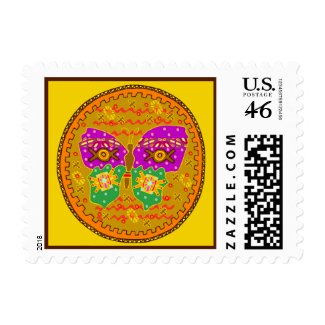 Butterfly Circle Postage stamp