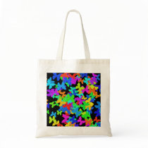 butterfly cloud tote bag