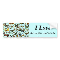 Butterfly Collage Bumper Stickers