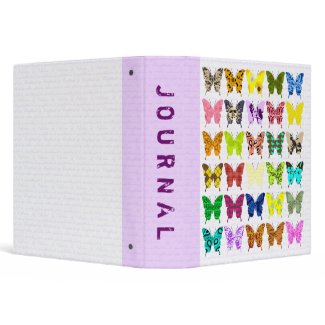 Butterfly Collage Journal binder