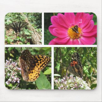 Butterfly Collage Mousepad mousepad