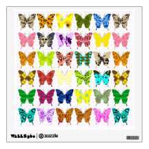 Butterfly Collage Room Decals