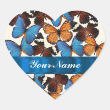 Butterfly collection stickers
