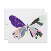 butterfly colors invitations