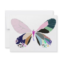butterfly colors invitations