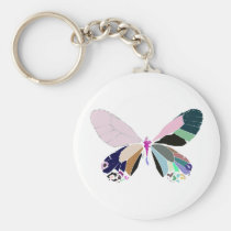 butterfly colors keychains