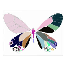 butterfly colors post cards