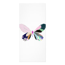butterfly colors rack card template