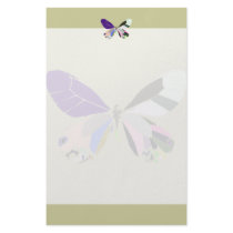 butterfly colors stationery