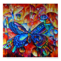 Butterfly Composition ... 2006, Oil on canvas, 62