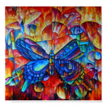 Butterfly Composition ... 2006, Oil on canvas, 62
