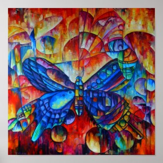 Butterfly Composition ... 2006, Oil on canvas, 62 print