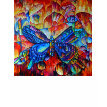 Butterfly Composition ... 2006, Oil on canvas, 62