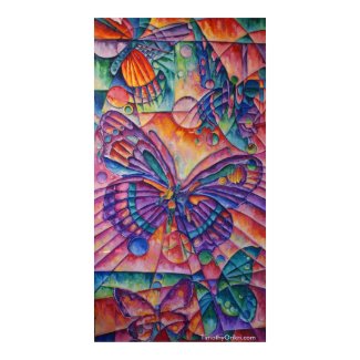 Butterfly Composition Canvas Print print