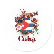 Butterfly Cuba stickers by teyes143 Butterfly Cuba stickers