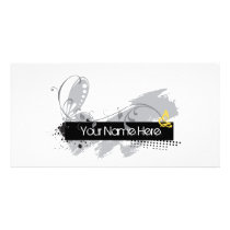 butterfly customize customized photo card