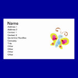 butterfly_cute_0013 CARTOON WATERCOLOR BUTTERFUL C business cards