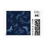 butterfly cyanotype print small stamp stamps