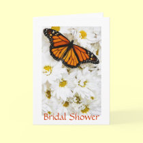 Butterfly & Daisies Bridal Shower cards