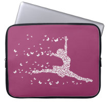 Butterfly Dancer laptop sleeves