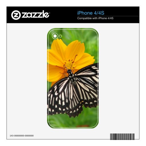 BUTTERFLY DECAL FOR iPhone 4S