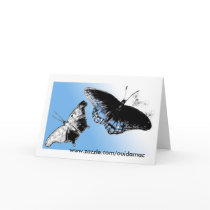 Butterfly Departure Greeting Card