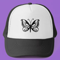 butterfly design hats