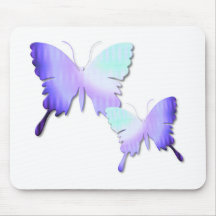 Butterfly Design Mouse Pad
