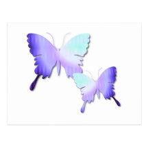 Butterfly Design Postcard