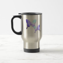 Butterfly Design Travel Mug